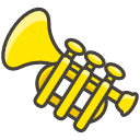 Trumpet Element from Kawaii Emoji Set