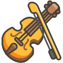 Violin Emoji from Kawaii Emoji Set