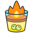 Cocktail Glass A Element from Kawaii Emoji Set