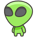 Alien B Emoji from Kawaii Emoji Set