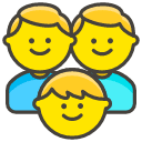 Family Man Man Boy Emoji from Kawaii Emoji Set