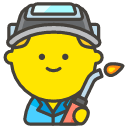 Man Factory Worker Element from Kawaii Emoji Set
