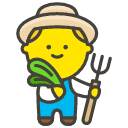 Man Farmer B Emoji from Kawaii Emoji Set