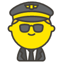Man Pilot Emoji from Kawaii Emoji Set