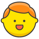 Man Red Hair Emoji from Kawaii Emoji Set