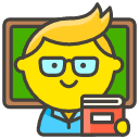 Man Teacher Emoji from Kawaii Emoji Set