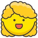 Woman Curly Hair Emoji from Kawaii Emoji Set