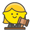 Woman Judge Emoji from Kawaii Emoji Set