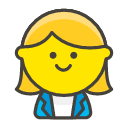 Woman Office Worker Element from Kawaii Emoji Set