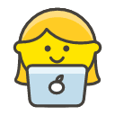 Woman Technologist Emoji from Kawaii Emoji Set
