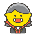 Woman Vampire Emoji from Kawaii Emoji Set