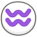 Aquarius B Emoji from Kawaii Emoji Set