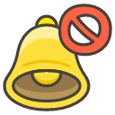 Bell With Slash B Element from Kawaii Emoji Set