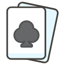 Club Suit B Element from Kawaii Emoji Set