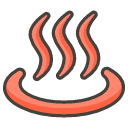 Hot Springs A Emoji from Kawaii Emoji Set