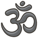 Om A Element from Kawaii Emoji Set