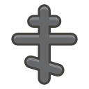 Orthodox Cross A Emoji from Kawaii Emoji Set