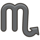 Scorpio A Emoji from Kawaii Emoji Set