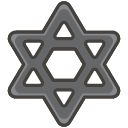 Star Of David A Element from Kawaii Emoji Set