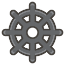 Wheel Of Dharma A Emoji from Kawaii Emoji Set