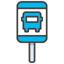 Bus Stop C Emoji from Kawaii Emoji Set