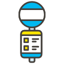 Bus Stop D Emoji from Kawaii Emoji Set