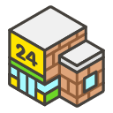 Convenience Store A Emoji from Kawaii Emoji Set