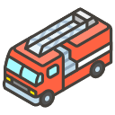 Fire Engine A Emoji from Kawaii Emoji Set