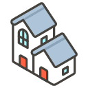 Houses B Emoji from Kawaii Emoji Set