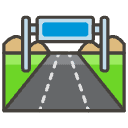 Motorway Emoji from Kawaii Emoji Set