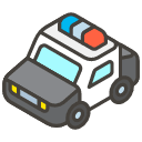 Police Car A Emoji from Kawaii Emoji Set