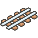 Railway Track B Emoji from Kawaii Emoji Set