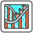 Roller Coaster B Emoji from Kawaii Emoji Set