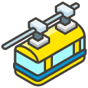 Suspension Railway A Emoji from Kawaii Emoji Set