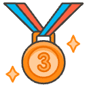 3rd Place Medal Element from Emojis - Kawaii Set