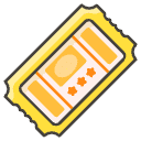 Admission Tickets A Element from Emojis - Kawaii Set