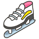 Ice Skate Element from Emojis - Kawaii Set