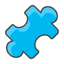 Puzzle Piece Element from Emojis - Kawaii Set