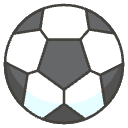 Soccer Ball Element from Emojis - Kawaii Set