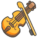 Violin Element from Emojis - Kawaii Set