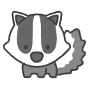 Badger Element from Emojis - Kawaii Set