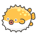 Blowfish Element from Emojis - Kawaii Set