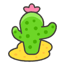 Cactus Element from Emojis - Kawaii Set