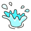 Droplet Element from Emojis - Kawaii Set