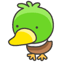 Duck Element from Emojis - Kawaii Set