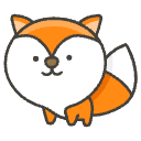 Fox Element from Emojis - Kawaii Set