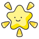 Glowing Star Element from Emojis - Kawaii Set