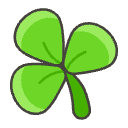 Shamrock Element from Emojis - Kawaii Set
