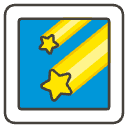 Shooting Star A Element from Emojis - Kawaii Set