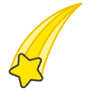 Shooting Star B Element from Emojis - Kawaii Set